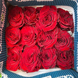 Load image into Gallery viewer, ROSE HEART RED ROSES 50CM - bloombybunches